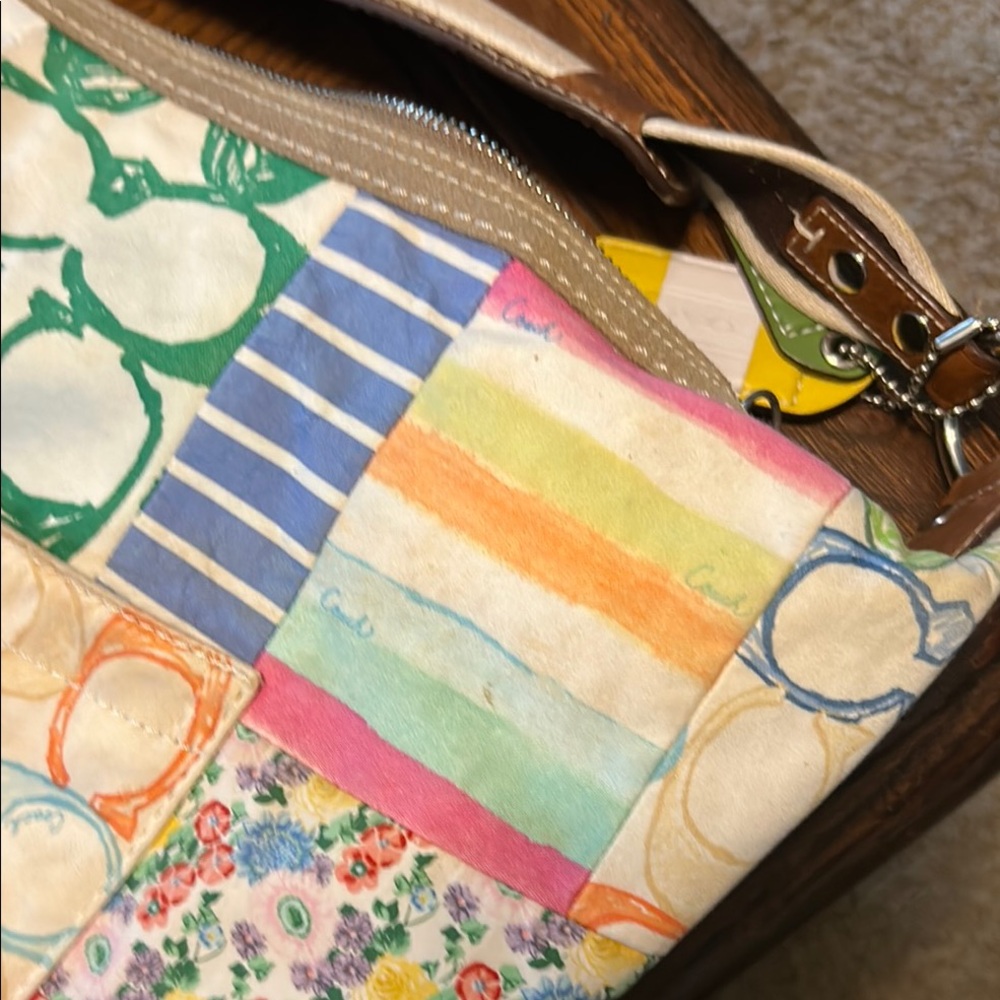 Coach Multicolor Patchwork Shoulder Bag - Picture 12 of 16
